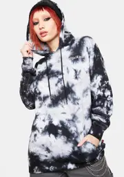 [Dickies Girl] Tie Dye Screen Print Hoodie