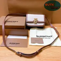 在飛比找蝦皮商城精選優惠-Butk二手之家Burberry 博柏利 小號 TB帆布 翻