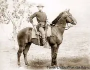 Cavalry Soldier Horseback, Camp Cheyenne, South Dakota 1890 Historic Photo Print