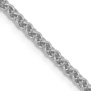 14K Rose Gold 1mm Spiga (Wheat) Chain