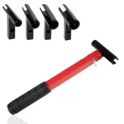 Door Hinge Adjustment Tool Set, 4-in-1 Hinge Gap Adjusting Wrench Kit for Com...