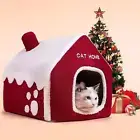 Cat Bed Snooze with Cushion Indoor Sleeping Bed for Poodle Kitten Bunny