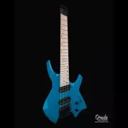 Ormsby HEADLESS GOLIATH GTR RUN 14B - MIAMI BLUE 7 STRING Electric Guitar