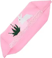 LABRIMP Easter Bunny Tissue Box Cover Square Tissue Holder Napkin Dispenser for Home Decor Modern Style