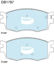 Bendix General CT Front Brake Pad Set for Hyundai Accent LC, MC 1.6L G4ED Petrol (for: Hyundai)