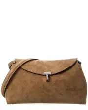 TOTEME T-Lock Suede Satchel