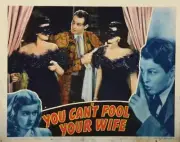 You Can't Fool Your Wife Lobby Card Lucille Ball James Ellison Vir- Old Photo