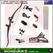 Recurve Bow Hunting Bow Set Takedown Target shooting Archery Pro Kit 54" Pack