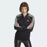 Adidas Originals 70s Women's Long Sleeve Track Top Jacket - Black GD237