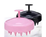 2 Pack Hair Scalp Massager Shampoo Brush Shower Head Scrubber Cleanser for Hair Growth Ease Dandruff for Women and Men