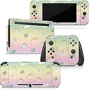 Tacky design Sushi Skin Compatible with Nintendo Switch, Vinyl 3m Sticker Switch, Switch Full wrap Cover