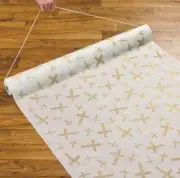 100 ft Gold Cross Wedding Aisle Runner Long Elegant Crosses White Easter Church