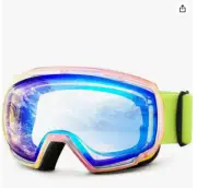 FEISEDY Goggles OTG - Over Glasses Motorcycle/Ski/Snowmobile Goggles for Men Wom