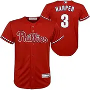 Bryce Harper Philadelphia Phillies MLB Kids Youth 8-20 Red Alternate Player Jersey