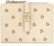 [WY LIGHTING LEVEL] Women's Wallet Fashionable Portable Water Resistant Purse Compact Bifold Pocket billfold Ladies Small Purse Zipper Buckle Elegant Clutch Wallet Multi Card Organizer for Girls Women,