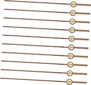 MAGICLULU 10pcs Wooden Clock Second Hands Replacement Movement for DIY Projects Easy Installation Compatible with Wall Clocks and Cross Present for Craft Enthusiasts