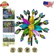 Stable 360° Wind Spinner with Weather-Resistant Finish - 15''W x 66''H