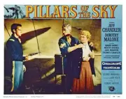 Pillars Of The Sky Lobby Card Keith Andes Jeff Chandler Doroth- 1956 Old Photo