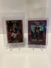drake London rookie Numbered cards- Chronicles studio 7/10, prizm purple 217/225