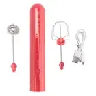 USB Rechargeable Electric Whisk Egg Beater Handheld Coffee Blender6116
