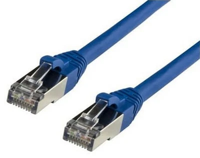 Cat6a Shielded Sftp Patch Cables 10Gb, Colour: Blue, Length: 1M