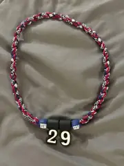 New York Giants TYRONE TRACY JR. #29 Double Rope Team Necklace 22" FAST! FREE!