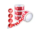 Handy Hardware 4PK Fragile Tape Waterproof Flexible Multi Purpose 48mm x 100m