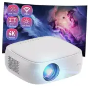 Projector, [Auto Focus] 4K Projector with WiFi and Bluetooth, Smart White