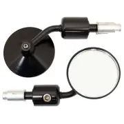 Cnc Motorcycle Round 7/8 22mm Handle Bar End Mirrors