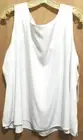 NWT Yves St Clair 2 Womens White Sleevesless Size 24W Mirco Soft Touch