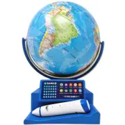 Interactive Talking Globe with Smart Pen, Game Panel, 300+ Geographic Quiz Qu...