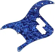 yuksok Guitar Pickguard Scratch Plate with Pickup Hole Elegant Easy Installation Supplies Repair Part Practical Repairing Pick Guard, Blue