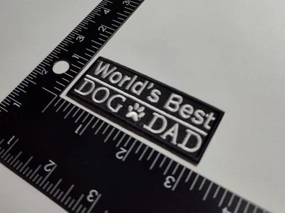 Dog Patch Hook Loop High Quality Patch Worlds Best God Dad