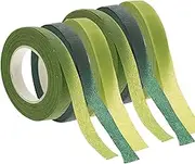 VICASKY Duct Tape Wrapping Tape Greenhouse Tape Bouquet Stem Wrapping Tape, 6 Rolls Solid Color Floral Tapes for Floral Crafts, Wedding Bouquet Floral Arrangement KIT Wide Floral Tapes
