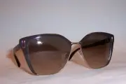 NEW PRADA SUNGLASSES SPR 56TS DHO3D0 BROWN GOLD/BROWN AUTHENTIC 56T