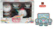 Unicorn and Rainbow Childrens Tin Tea Set - 15 pieces - by Schylling - Brand New