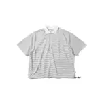 [CLESSTE] STRIPED MASSIVE S/S POLO SHIRT-白色