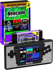 Retro Handheld Game Console for Sega Genesis, 12 MD Games in Cartridge and 18 Bu
