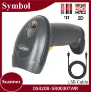 Symbol DS4208-SR00007WR Handheld 2D Laser Barcode Scanner Reader with USB Cable