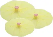 Charles Viancin Lilypad Lid Set of 3 - Large, Medium, Med/Small
