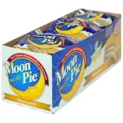 MoonPie Double Decker Banana Marshmallow Sandwich Case- 9 Count Per Pack