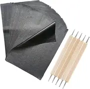 LALAFINA Fashion Carbon Paper 105pcs A4 Single Painting Tracing Paper for Woodburning Craft Projects Home
