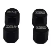 ✅ Black Anodized BBS Tire Valve Cap Set FREE SHIPPING ✅