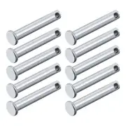 Clevis Pins (5mmx30mm) 12Pcs, Single Hole Flat Head Carbon Steel Fastener Pin