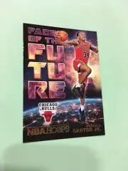 WENDELL CARTER JR. 2018-19 HOOPS FACES OF THE FUTURE ROOKIE INSERT #7 BULLS