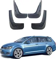 ontto Car Mud Flaps fit for VW Golf 7 Wagon 2013-2018 Splash Guards Fenders Protector Mudguards PP Rubber Exterior Front Rear Tire Wheel Guards Accessories 4 PCS
