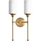 Quorum International 5309-2-80 Celeste Wall Mount Wall Light, Satin Opal