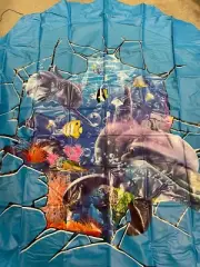 Splash Pad Kids Sprinkler Play Mat 68" Wading Pool Summer Toddlers Outdoor Toy
