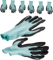 BESPORTBLE 4-pack Cut-resistant Work Gloves for Men Greenhouse Tool Protective Breathable Ergonomic Cut Proof Gloves