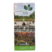 International Peace Garden Brochure Manitoba Canada North Dakota USA Map